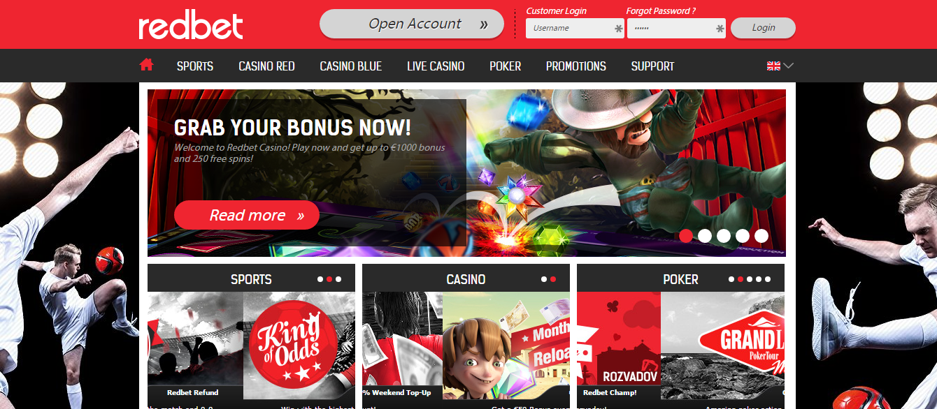 redbet start page