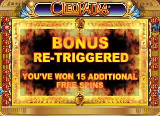 cleopatra slot free spins scatters slotsplot